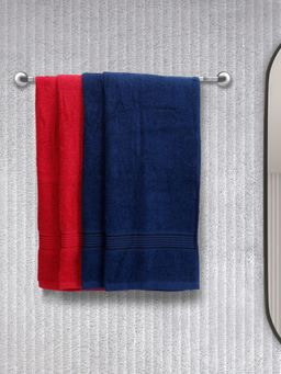 KOPA - Quick Dry 100% Cotton Soft Terry Towel -4Pc Hand Towel D'Ross Solid-Multi