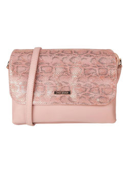 Metro - Women Peach Synthetic Sling Bag