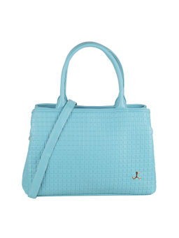 Mochi - Women Blue Synthetic Satchel Bag