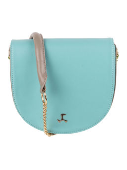 Mochi - Women Green Synthetic Flap Over Sling Bag