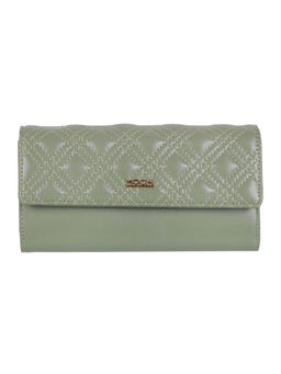 Mochi - Women Green Synthetic Bifold Wallet