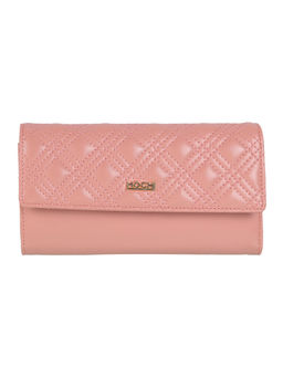 Mochi - Women Peach Synthetic Bifold Wallet