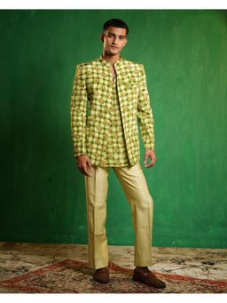AHI Clothing - Avocado Printed Jacket with Pant and Inner