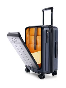 EUME - Carbon Blaze 20 Inch Cabin Pro Pc Small Trolly Bag- Charcoal Black