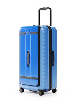 EUME - Carbon Blaze 30 Inch Top Open Trunk PC Large Trolly Bag- Midnight Blue