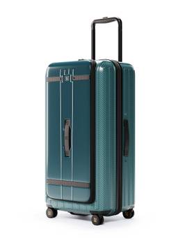 EUME - Carbon Blaze 30 Inch Top Open Trunk PC Large Trolly Bag- Pine Green