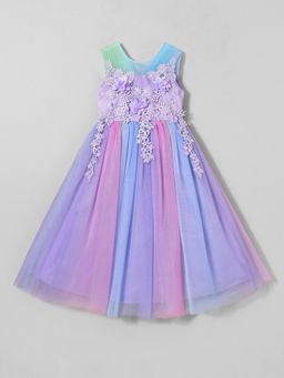 Hopscotch - Floral Embroidery Gown