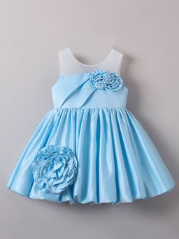 Hopscotch - Floral Applique Dress