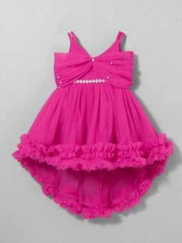 Hopscotch - Ruffled High-Low Party Dress