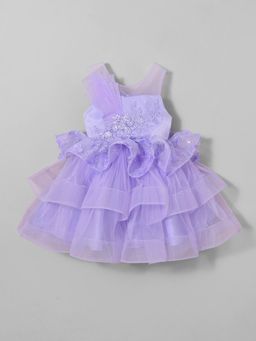 Hopscotch - Floral Embroidered Party Dess