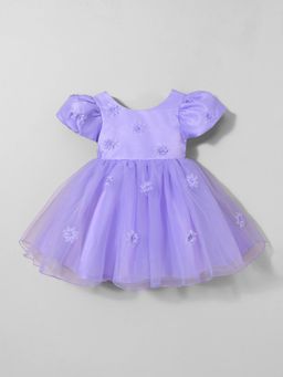 Hopscotch - Floral Applique Party Dresses