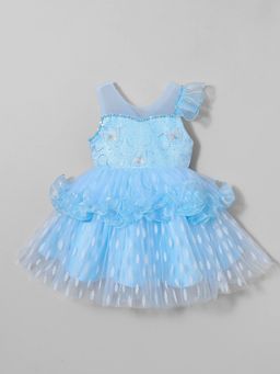 Hopscotch - Butterfly Embroidered Beaded Party Dess