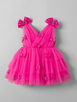 Hopscotch - Butterfly Applique Dress