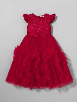 Hopscotch - Cascading Ruffles Gown