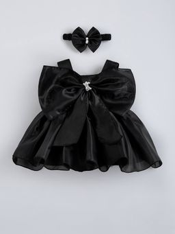 Hopscotch - 3D Bow Applique Pearl Dress