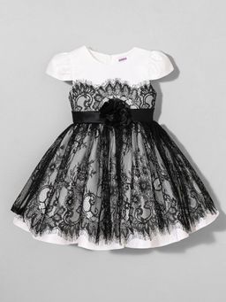 Hopscotch - Floral Lace Party Dress