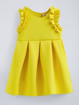 Hopscotch - Ruffled Pleated Dress