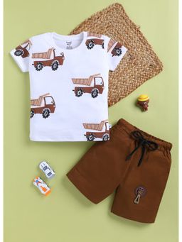 Toonyport - Boys Cotton Printed T-Shirt and Shorts