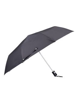 The Clownfish - Three Fold Auto Open Umbrella Black