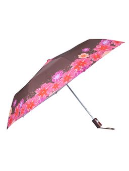 The Clownfish - Three Fold Auto Open Umbrella Brown