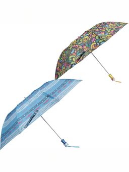 The Clownfish - Auto Fold Open Umbrella Multi-Color (Pack of 2)