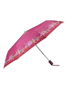 The Clownfish - Three Fold Auto Open Umbrella Red