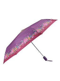 The Clownfish - Three Fold Auto Open Umbrella Purple