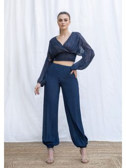 AMRTA- BY GUNEET KONDAL - Riviera Blue Co-Ord Set