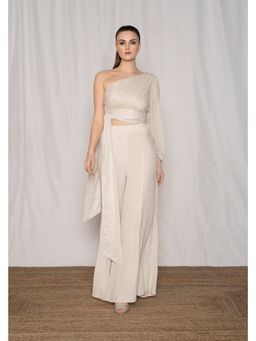 AMRTA- BY GUNEET KONDAL - One Shoulder Sash Co-Ord Set