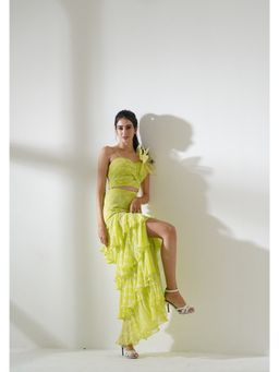 AMRTA- BY GUNEET KONDAL - Sorrento Top With Skirt Set