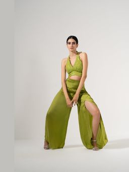 AMRTA- BY GUNEET KONDAL - Careless Whispers- Parakeet Co-Ord Set