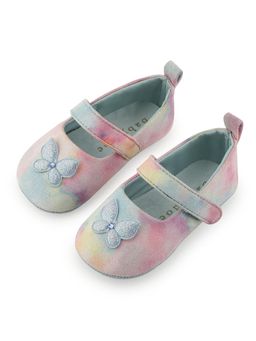 Baby Doe - Blue Tie-Dye Prewalker Ballerina