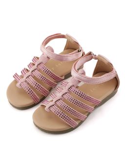 Baby Doe - Pink Sparkle On My Mind Sandals