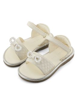 Baby Doe - White Twinkle Sandals