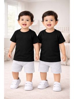 Bodycare - Solid T-Shirt - Black (Pack of 2)