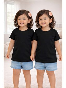 Bodycare - Solid T-Shirt - Black (Pack of 2)