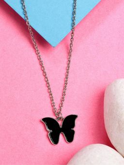 Gahan - Womens Silver Plated Chain with Butterfly Pendant