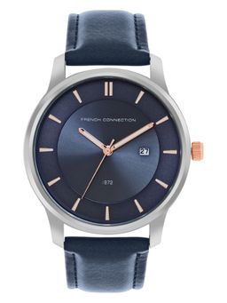 French Connection - Men Earl Navy Blue Dial Analog Watch FCN00057H (M)