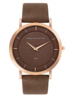 French Connection - Men Alpha Brown Dial Analog Watch FCN00062B (M)