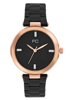 French Connection - Women Colette Black Dial Analog Watch FCN00073A (M)