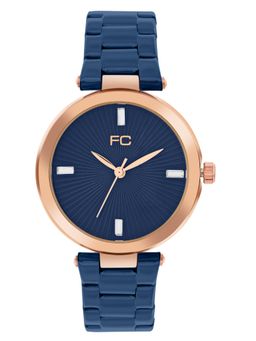 French Connection - Women Colette Navy Blue Dial Analog Watch FCN00073C (M)