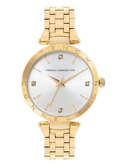 French Connection - Women Tinsel Silver Dial Analog Watch FCP46GM (M)