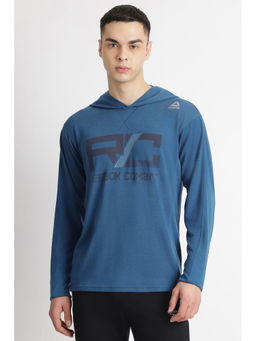 Reebok - Men Blue Hoodie