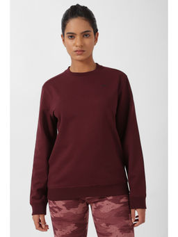 Reebok - Women Maroon Sweatshirt