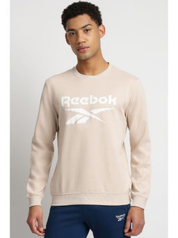 Reebok - Men Beige Sweatshirt