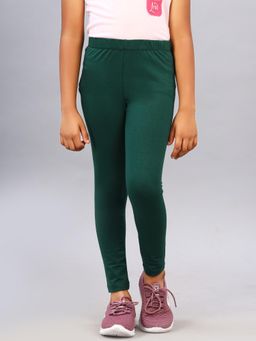 ZION - Girls Solid Leggings Green