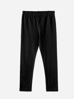 ZION - Girls Solid Leggings Black