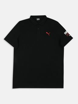 Puma - Graphic Cat Logo Boys Black T-shirt