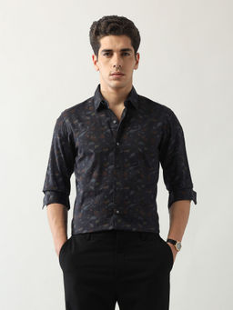 Arrow Newyork - Men's Black Manhattan Slim Fit Shirt