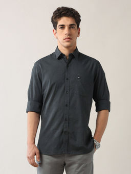 Arrow Sports - Men's Grey Pure Cotton Regular Shirt